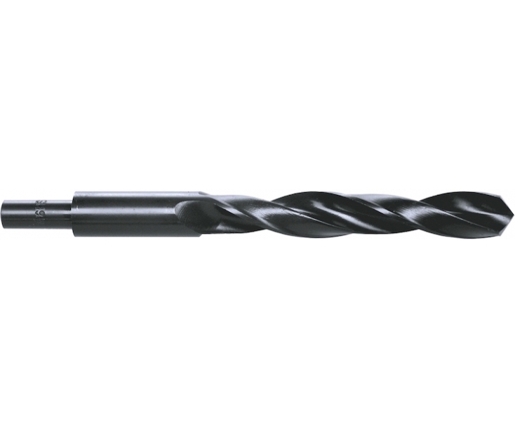 Сверло по металлу черное спиральное Keil HSS-R 14,0 х 160 мм 300140100 с проточенным хвостовиком