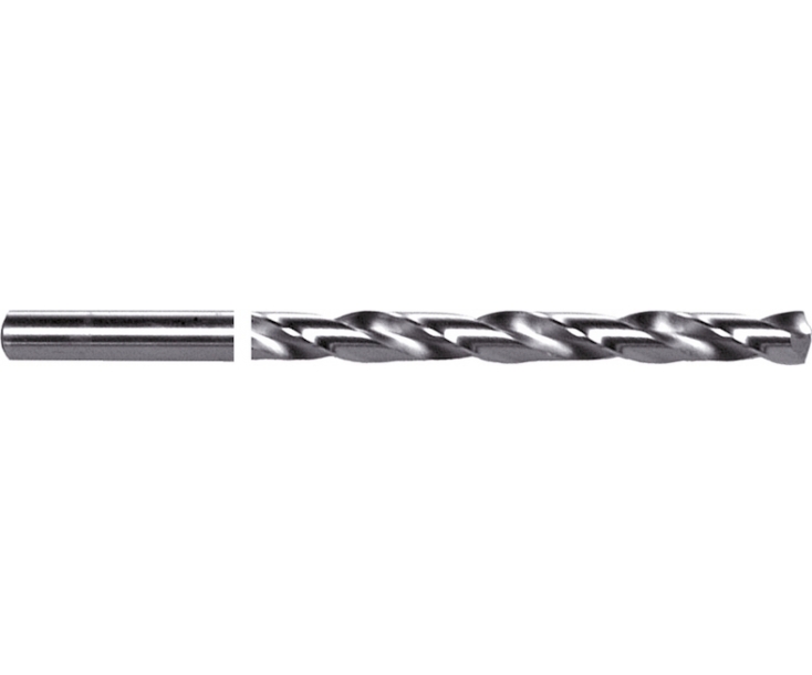 Сверло по металлу спиральное сверхдлинное Keil HSS-G с заточкой Split Point 5,0 х 195 мм 342050195