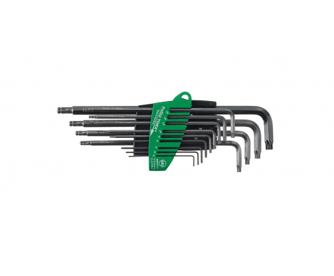 Набор штифтовых ключей TORX Wiha ProStar SB 366BE SZ13 33752 со сферической головкой, 13 пр. в блистере