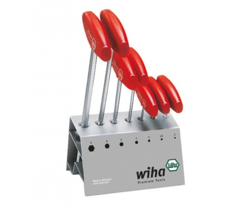 Набор отверток с шестигранником и Т-образной рукояткой Wiha Classic 334 VB 00953 в подставке, 7 предметов
