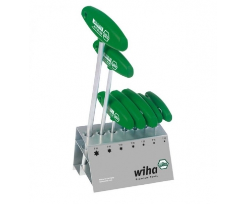 Набор отверток TORX с Т-образной рукояткой Wiha Classic 364 VB 01348 в подставке, 7 предметов