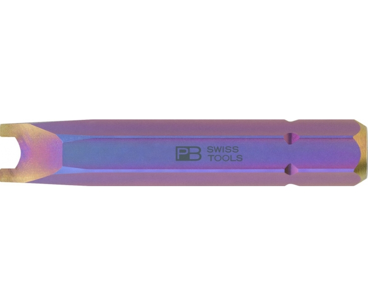Бита двухштырьковая Spanner PrecisionBits C6,3 с внешним шестигранником 1/4" PB Swiss Tools PB C6.188/12