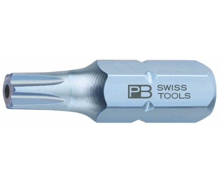 Бита TORX BO PrecisionBits C6,3 с внешним шестигранником 1/4 PB Swiss Tools PB C6.400B/27 T27H