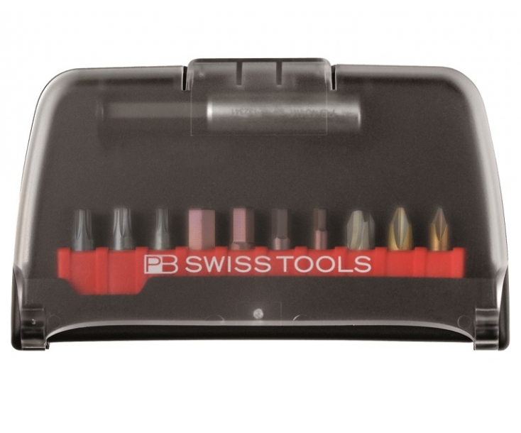 Набор сменных бит SL PH PZ TX формы C6,3 PB Swiss Tools PB C6.989 10 шт.