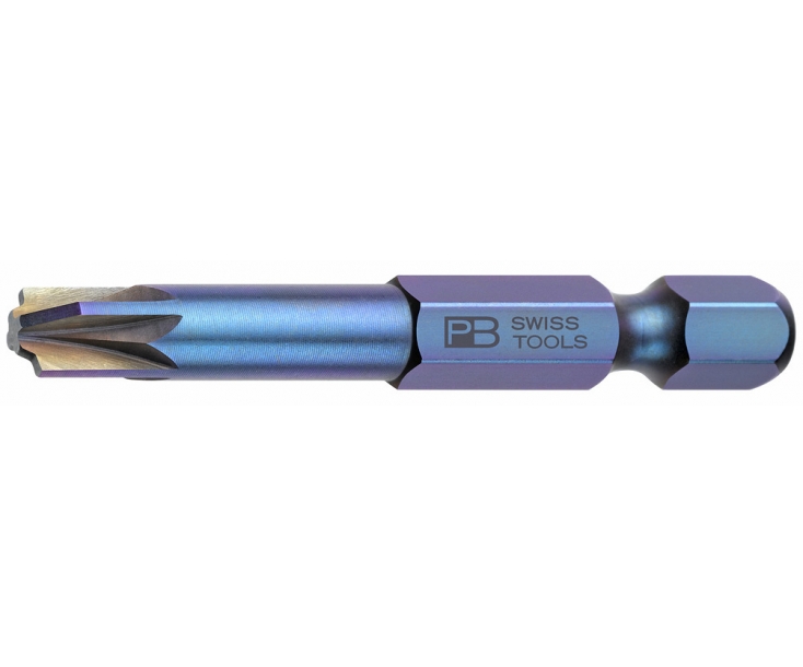 Бита Xeno PZ/SL PrecisionBits E6,3 с внешним шестигранником 1/4 PB Swiss Tools PB E6.180 / 1 0.7 x 4