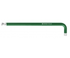 Ключ штифтовый HEX длинный PB Swiss Tools PB 212L.8 GR со сферической головкой, зеленый M8