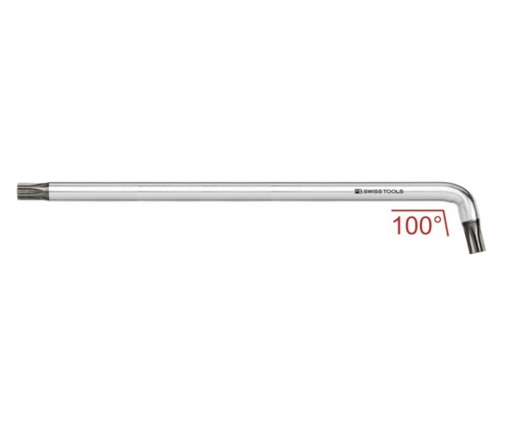 Ключ штифтовый TORX длинный PB Swiss Tools PB 2411.8 изогнутый на 100º T8