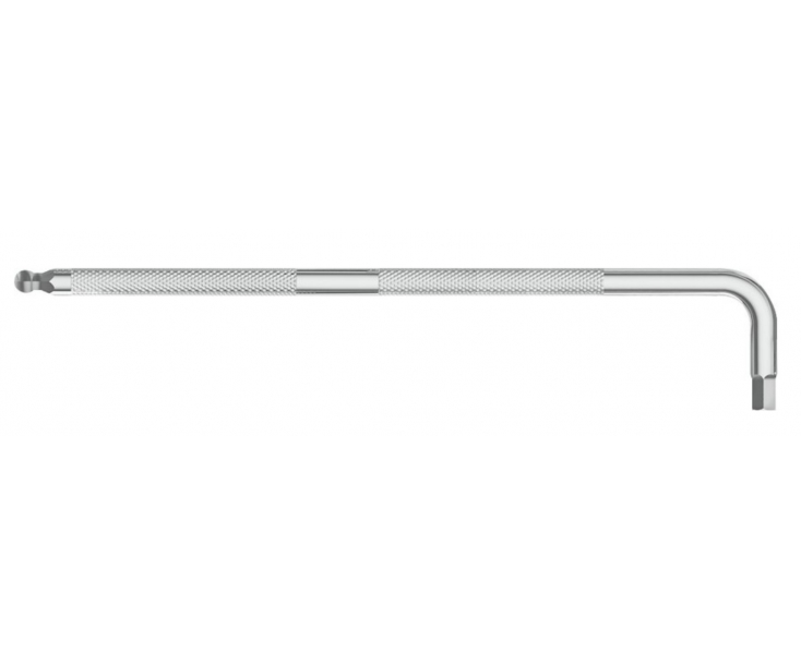 Ключ штифтовый HEX с насечкой длинный PB Swiss Tools PB 3212.L 8 со сферической головкой M8