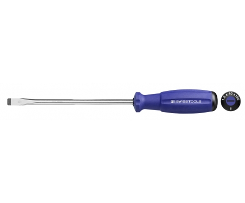 Отвертка шлицевая SwissGrip PB Swiss Tools PB 8100.2-100 YG 0.6 x 4