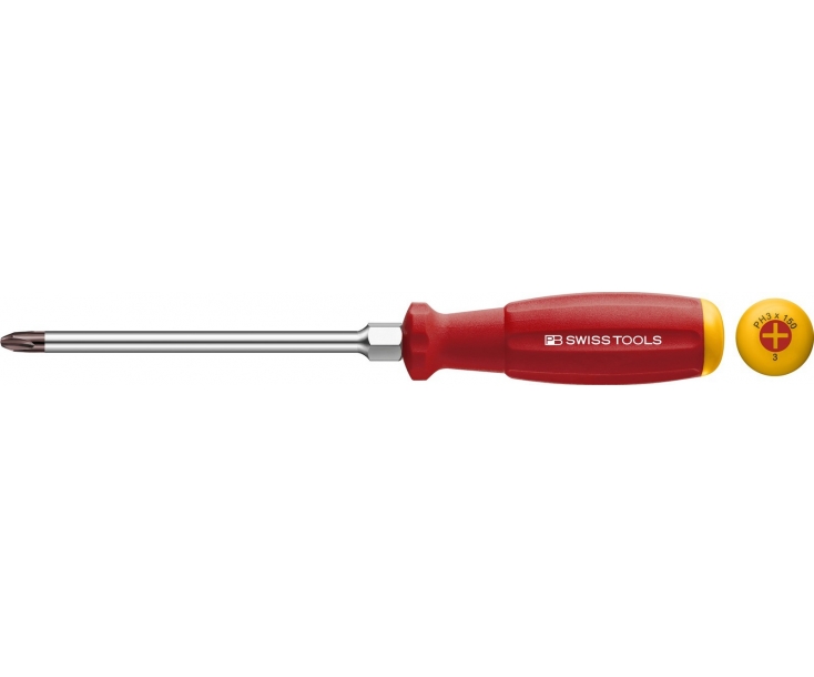 Отвертка крестовая Phillips SwissGrip PB Swiss Tools с шестигранной вставкой PB 8193.4-200 PH4