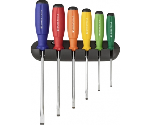 Набор шлицевых отверток SwissGrip PB Swiss Tools PB 8240.RB 6 шт.