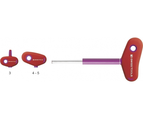 Отвертка HEX PB Swiss Tools с Т-образной рукояткой длинная PB 207.LT 10-200 с поворотной трубкой M10