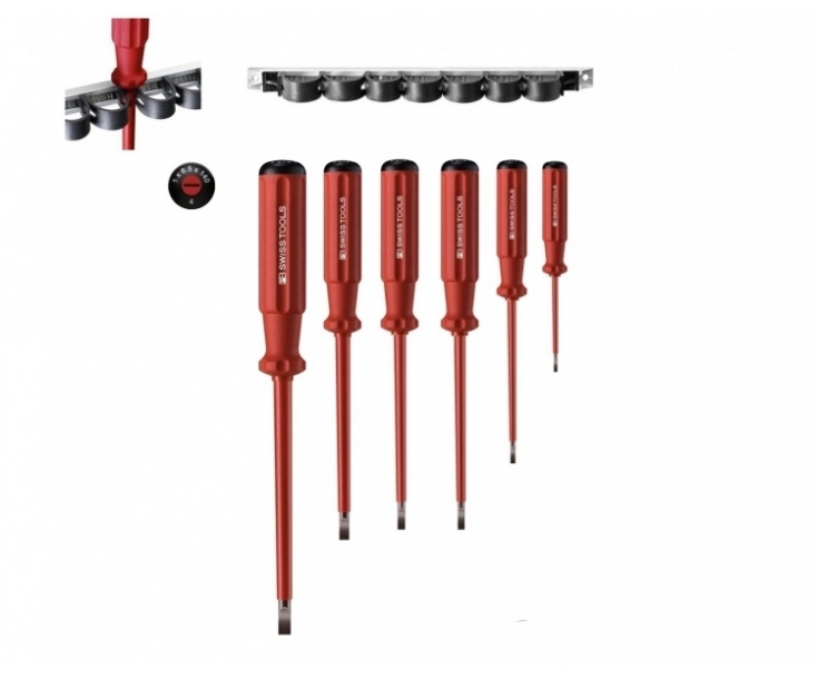 Набор шлицевых диэлектрических отверток PB Swiss Tools PB 5560.CN 6 шт.