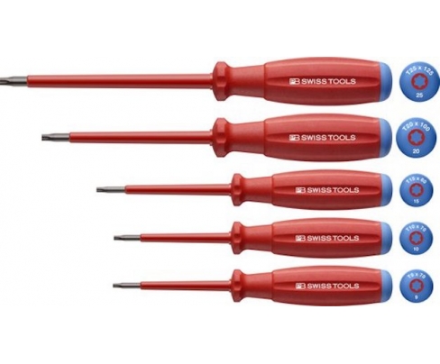 Набор диэлектрических отверток SwissGrip TORX PB Swiss Tools PB 58549 5 шт.