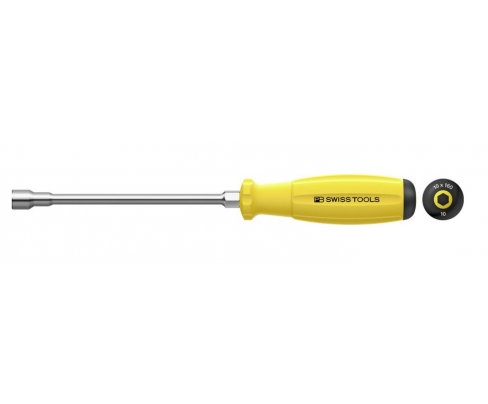 Отвертка-торцовый ключ HEX Nut антистатическая SwissGrip ESD PB Swiss Tools с шестигранной насадкой PB PB 8200.S 8-120 ESD M8