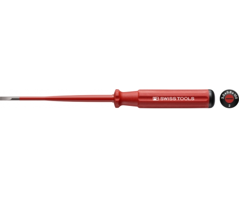 Отвертка шлицевая диэлектрическая VDE PB Swiss Tools PB 5100.SL 2-100/3.5 0.6 x 3.5