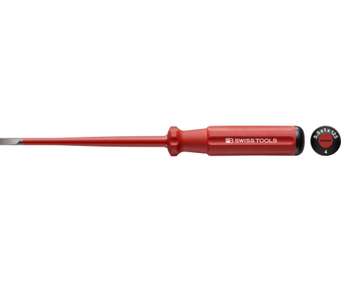 Отвертка шлицевая диэлектрическая VDE PB Swiss Tools PB 5100.SL 4-125/5.5 1 x 5.5