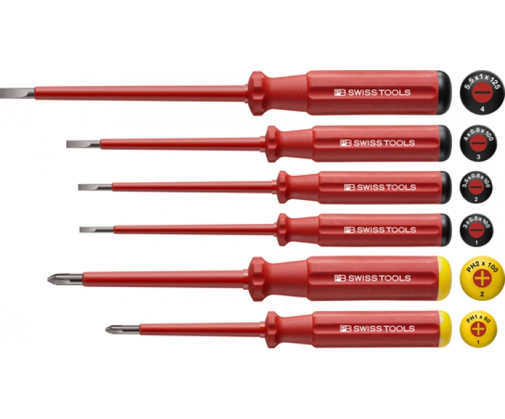 Набор диэлектрических отверток SL PH PB Swiss Tools PB 5542 6 шт.
