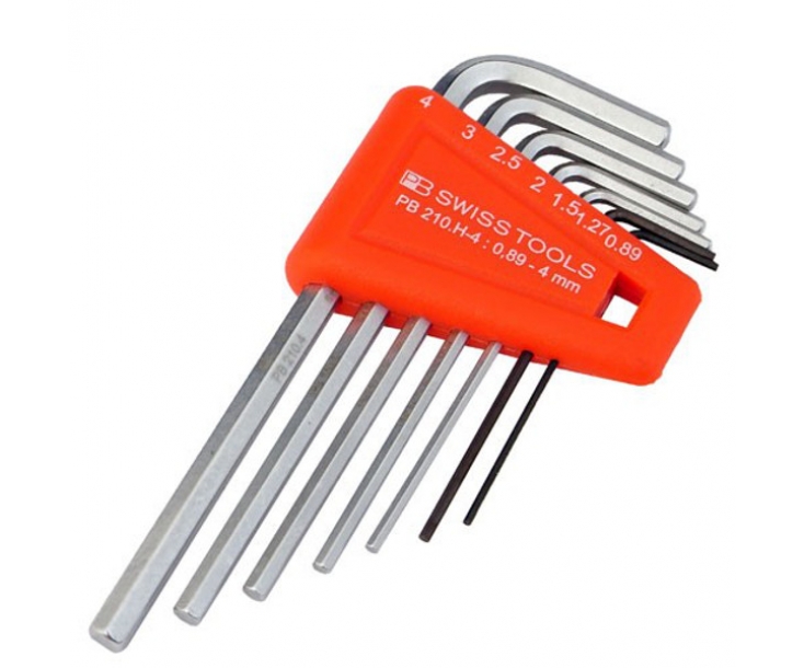 Набор штифтовых шестигранных ключей HEX PB Swiss Tools PB 210.H-4 7 шт.
