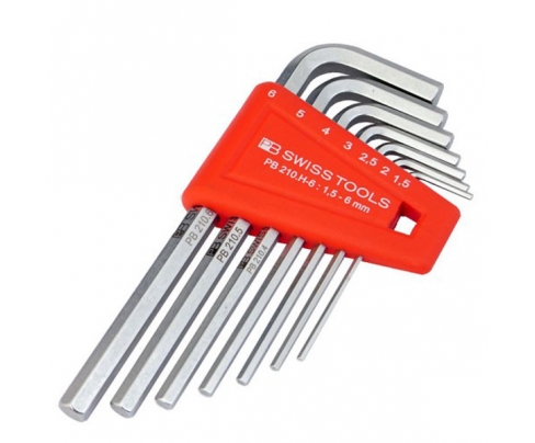 Набор штифтовых шестигранных ключей HEX PB Swiss Tools PB 210.H-6 7 шт.