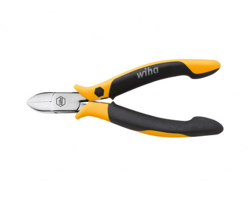 Бокорезы Wiha Professional ESD Z 44 3 04 27449 полукругл. шир. мягкая пр-ка в блистере