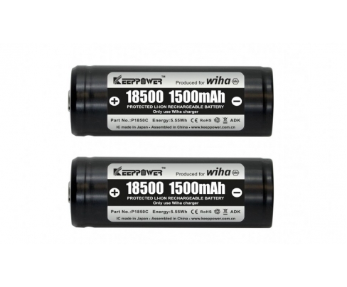 Аккумуляторы сменные 18500 599001 41914 в блистерной упаковке 2 шт.