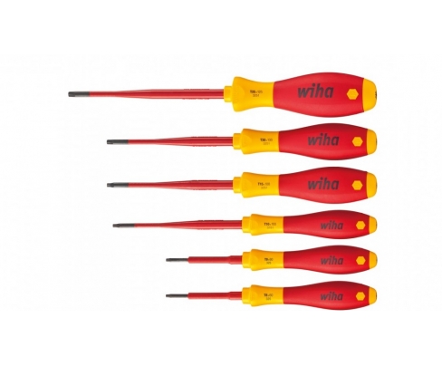 Набор отверток TORX TR Wiha SoftFinish electric SlimFix 3251 TR K6 41245