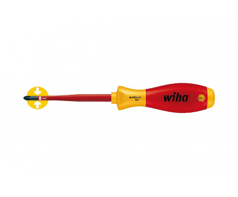 Отвертка Wiha SoftFinish electric slimFix Xeno 3281 36330 SL/PZ2 x 100 шлиц Pozidriv