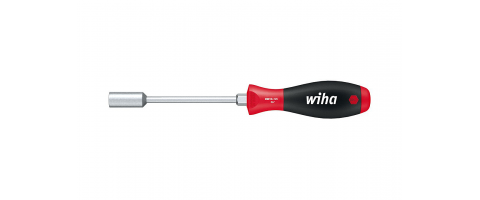 Отвертка Wiha SoftFinish HEX nut 347 01097 12 x 125 торцевая с шестигранником под гаечный ключ
