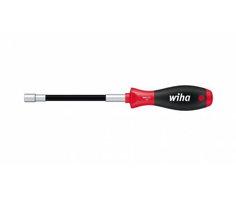 Отвертка Wiha SoftFinish HEX nut 372 01443 13 x 175 торцевая с гибким стержнем