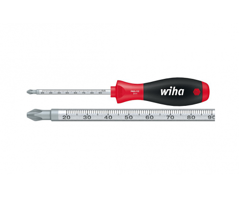 Отвертка Wiha SoftFinish Phillips 3111 36072 PH1 x 80 крестовая со шкалой