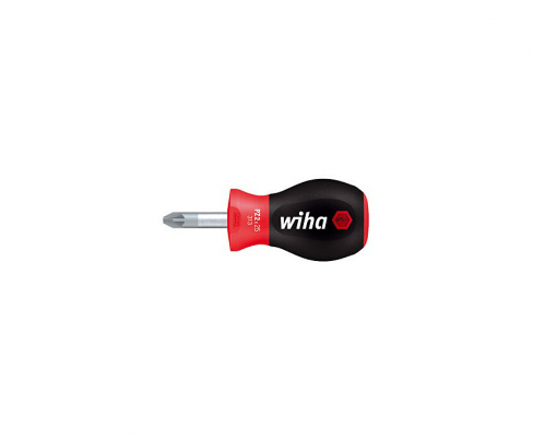 Отвертка Wiha SoftFinish Pozidriv 313 26971 PZ1 x 2,5 укороченная