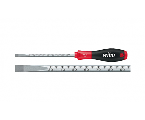 Отвертка Wiha SoftFinish Slotted 3021 36085 4 x 100 шлицевая со шкалой