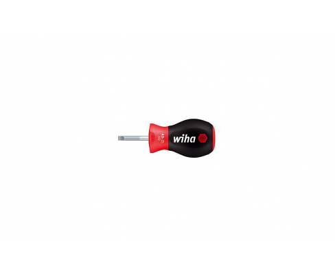 Отвертка Wiha SoftFinish Slotted 302 26964 4 x 25 укороченная