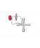 Универсальный ключ Elektro в форме креста Wiha 246 67 36114 для распределительного шкафа